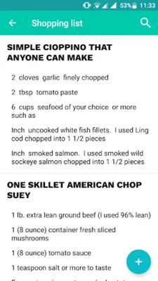 American cookbook android App screenshot 10